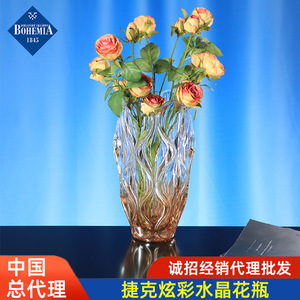 Czech Crystal Vase Ocean Vase Hydroponic Nordic Style Living Room Home Decoration Gift - Product Image 3
