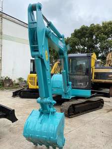 Kobelco Sk60 Mini pelle de construction utilisée pelle sur chenilles hydraulique de 6 tonnes en bon état bas prix 7 tonnes bon noyau - Product Image 4