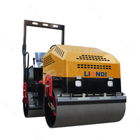 Compacteur à béton professionnel à double tambour, rouleau vibratoire de 3 tonnes, rouleau compresseur routier, rouleau compresseur d'asphalte