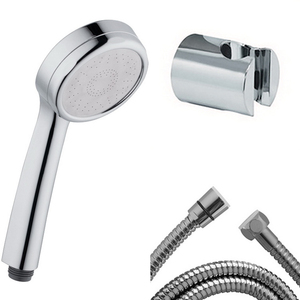 <span class=keywords><strong>OEM</strong></span>/ODM хромированная ABS пластиковая 1-функциональная ручная душевая кабина высокого давления современный комплект душевой насадки для душа 1,5 м крепление для ванной комнаты - Product Image 1