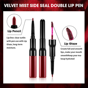 Set de 21 Labiales Doble Punta, Brillo Labial y Delineador de Labios, Resistente al Agua, Antiadherente, Mate, Sin Logotipo - Product Image 4