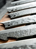 Shuangjiangjang — couteau ergonomique de découpe de la viande de bœuf, ustensile de chasse tranchant en acier inoxydable