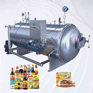 MY Automatic Beans Horizontal Autoclave Sterilization Equipment for Glass Bottle and Tin Can Sardines