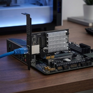อะแดปเตอร์อีเธอร์เน็ตกิกะบิตแบบพอร์ตเดียว RJ45 2.5GbE PCIe 2.5G แบบติดตั้งภายใน ชิปเซ็ต Realtek 8125 รองรับ PXE WOL สำหรับเดสก์ท็อปเซิร์ฟเวอร์ - Product Image 5