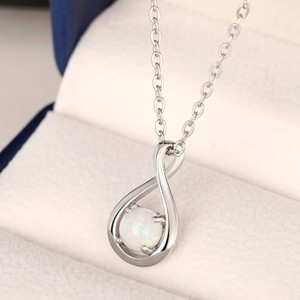 Collana con Ciondolo Infinito Colorato per Donne, Regalo Romantico, Gioielli - Product Image 2