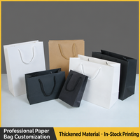 Sacs fourre-tout en papier blanc écologiques personnalisés, logo recyclable, style moderne et luxueux pour l'emballage de cosmétiques, bijoux, shampooings, mascara