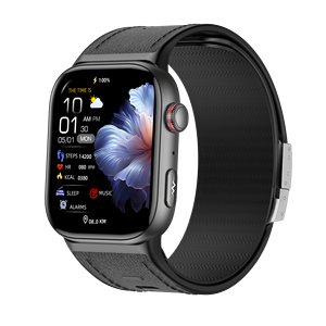 Reloj Inteligente S105 con Monitor <span class=keywords><strong>de</strong></span> Fatiga ECG EDA, Resistente al Agua, NFC, Aleación <span class=keywords><strong>de</strong></span> Metal TI AFE4950, Carga Magnética, al Mejor <span class=keywords><strong>Precio</strong></span> - Product Image 1