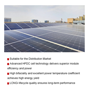 <span class=keywords><strong>Panneau</strong></span> <span class=keywords><strong>solaire</strong></span> monocristallin en silicium Topcon de type N Longi <span class=keywords><strong>Solar</strong></span> <span class=keywords><strong>Energy</strong></span> Hi-MO7 LR7-54HGBB 440-460M tout noir 450w pour les systèmes d'alimentation - Product Image 6