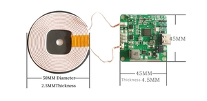Chargement sans fil à température constante Tapis chauffant pour téléphone mobile Chargement rapide sans fil Module de chargement sans fil PCBA - Product Image 2