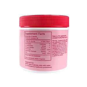 Cápsulas de Gelatina Dura de Inositol Complexo para Saúde e Beleza, Marca Própria OEM, Suporte para Adultos com PCOS - Product Image 4