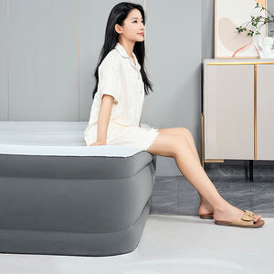 Bestway 6717V fabbrica-King Size Design moderno letto gonfiabile 191*137*38cm incorporato pompa molla tascabile per campeggio materassino gonfiabile - Product Image 4