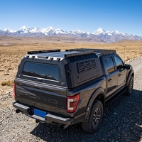 Toldo/Capota de Aluminio Reforzado Impermeable para Camioneta Pickup 4x4 Negra, Compatible con Dodge RAM 1500 2026 de 5.7 pies