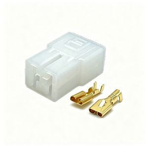 Connecteur de borne de faisceau de câbles étanche 2 broches pour voiture, boîtier en plastique, type fiche femelle 180923-5 - Product Image 1
