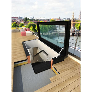 Sistema di Controllo Remoto Motorizzato in Alluminio per Oblò di <span class=keywords><strong>Accesso</strong></span> al <span class=keywords><strong>Tetto</strong></span>, Finestra Automatica a Battente con Pistone a Gas e Vetro Temperato - Product Image 4