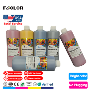 Fcolor nhà máy mực thăng hoa cho Epson i3200 dx5 DX6 DX7 xp600 tfp 5133 in kỹ thuật số 1L mỗi chai - Product Image 1