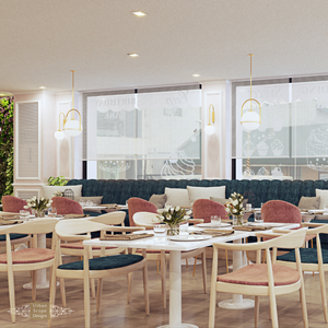 Moderno personalizado cafetería mostrador diseño restaurante decoración fabricante para CAFÉ Tienda de pie escaparates producto - Product Image 3