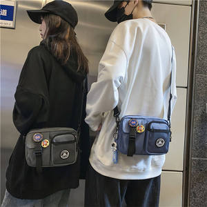 Cerniere in Nylon e metallo con chiusura a tracolla borsa Unisex personalizzata marsupio da strada Mini <span class=keywords><strong>semplice</strong></span> borsa da braccio per nascondere borsa - Product Image 4
