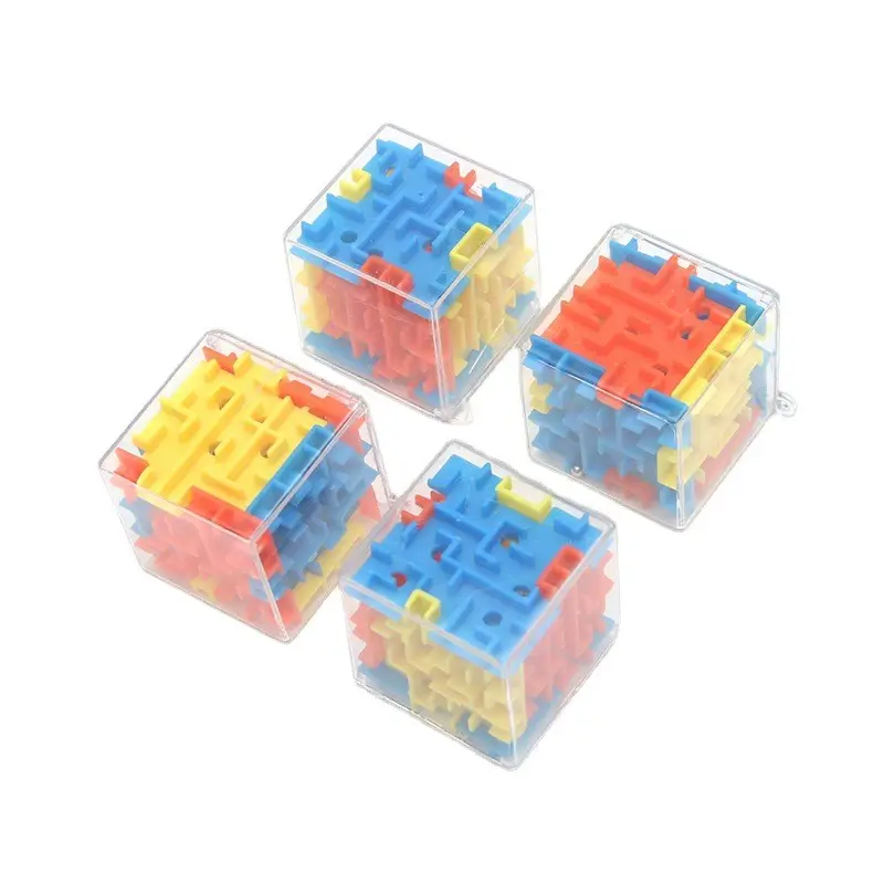 Mumoni Plastic beliebte Labyrinth Puzzle Box Kinder 3D Würfel Labyrinth Spiel Großhandel Magic Cube Spielzeug