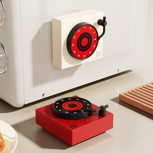 Minuteur mécanique Mind Creation Record Player 60 min, magnétique, pour cuisine, cuisson, études, rappel pour étudiants, réveil - Product Image 2