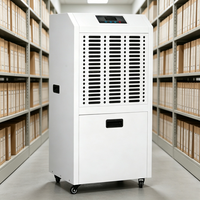 Déshumidificateur Industriel Automatique 90L/J pour Armoire, Système de Séchage d'Air Commercial pour Entrepôt, Ensemble de Contrôle d'Humidité Global