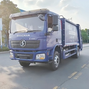 Camion compacteur de déchets SHACMAN 15CBM 4 X2, camion de compression des ordures à vendre - Product Image 4