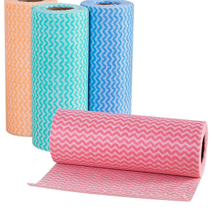 Chiffon non tissé jetable torchons de cuisine essuie-tout en <span class=keywords><strong>papier</strong></span> torchons à vaisselle imprimés personnalisés - Product Image 3