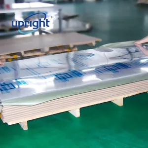 Hoja de plástico esmerilado de PVC imprimible UV de tamaño personalizado de 0,5mm vertical para cubierta de libro