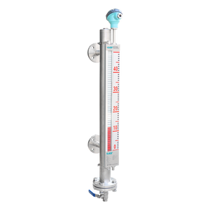 Jauge de niveau à clapet magnétique en acier inoxydable, jauge de niveau d'eau numérique |   Signal HART 4-20mA |   Mesure de niveau industrielle - Product Image 2