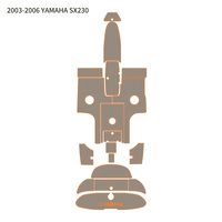 Revêtement de sol pour bateau en mousse EVA Melors, imitation teck, antidérapant, pour YAMAHA SX230
