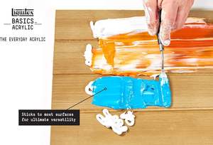 Pintura Acrílica <span class=keywords><strong>Liquitex</strong></span> BASICS en Tubo de 118 ml (4 oz), Blanco Titanio para Lienzo, Juego en Empaque - Product Image 2