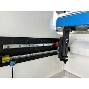 Prensa Plegadora de Molduras Arquitectónicas <span class=keywords><strong>HTC</strong></span> Pro-400T de Acero Inoxidable de 3200 mm con Soporte Frontal Deslizante y Ajustable - Product Image 6