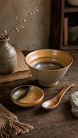 Ensemble d'ustensiles de cuisine, nouveau style, assiettes en céramique, tasses et bols en grès pour fêtes et mariages