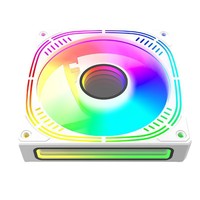 Ventilateur de châssis Prism 4S Gen 4 12cm pour boîtier, refroidissement 5V 3 broches ARGB Aura Sync PWM, contrôle de température, fonctionnement silencieux, miroir infini