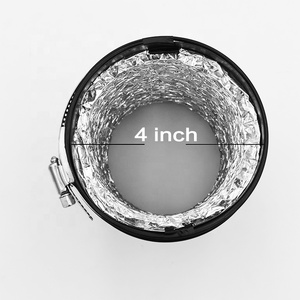 Supipes Feuille d'aluminium PVC <span class=keywords><strong>Conduit</strong></span> <span class=keywords><strong>flexible</strong></span> résistant à la chaleur pour équipement CVC et serres multi-pangles-30 à + <span class=keywords><strong>150</strong></span> - Product Image 5