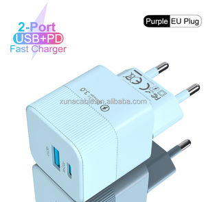 Mini cargadores coloridos 1U1C QC3.0 + PD25W <span class=keywords><strong>Cargador</strong></span> <span class=keywords><strong>de</strong></span> color <span class=keywords><strong>de</strong></span> carga rápida <span class=keywords><strong>Cargador</strong></span> <span class=keywords><strong>de</strong></span> viaje portátil PD25W Cabezal <span class=keywords><strong>de</strong></span> carga rápida - Product Image 6