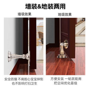 Retenedor de Puerta Magnético de Acero Inoxidable, Sin Necesidad de Perforación, Tope de Puerta para el Hogar, para la Parte Superior de la Puerta de la Habitación - Product Image 5