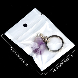 Porte-clés en cristal fait main avec pendentif coccinelle sculptée en pierres naturelles, idéal pour la décoration de sacs et l'usage quotidien – Vente en gros - Product Image 5