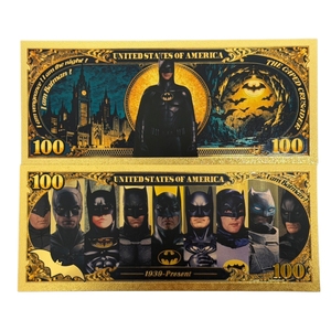 Nouveau modèle 2026 DC 8 modèles Billet de banque Batman plaqué or 24 carats pour cadeaux - Product Image 5