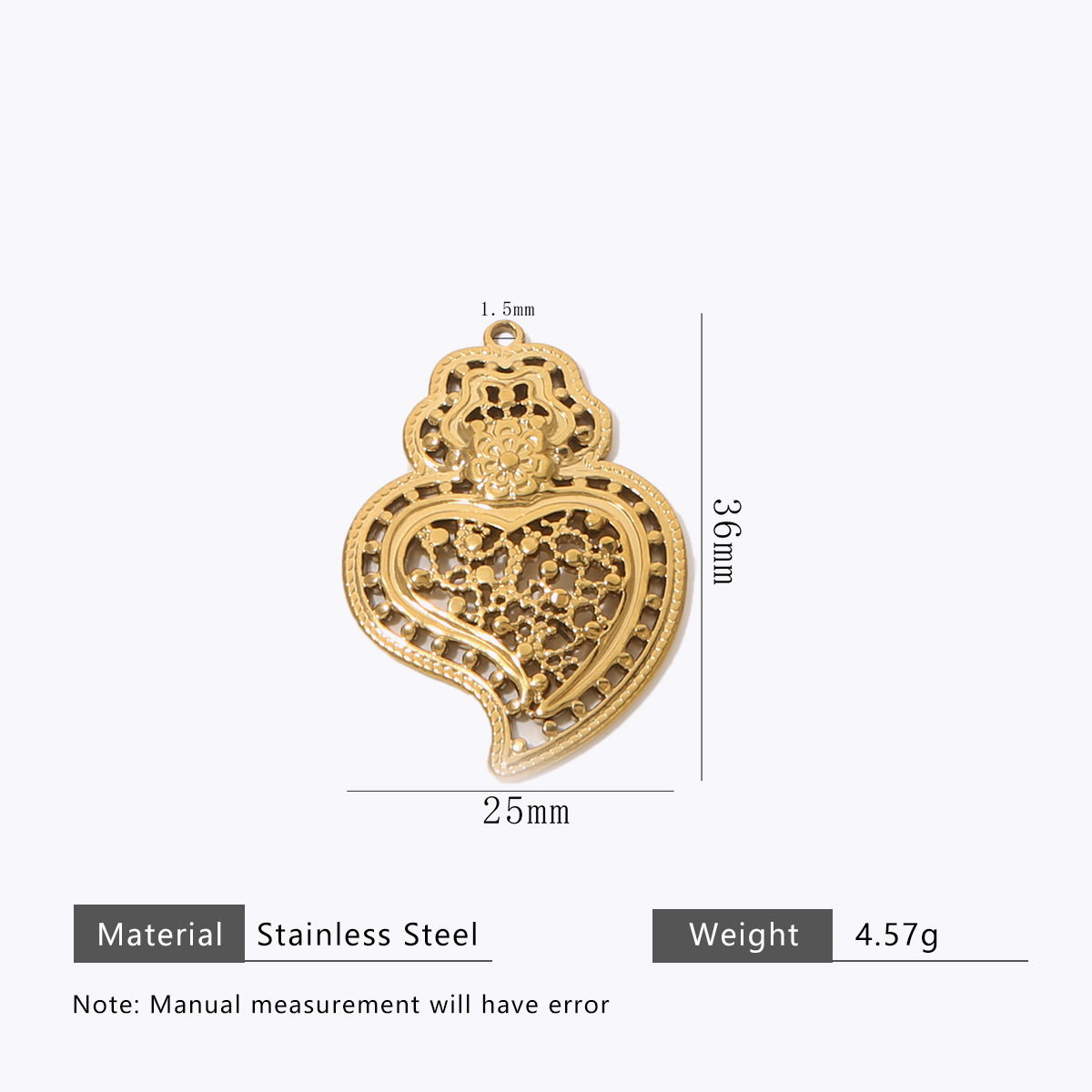 E-golden heart25*36