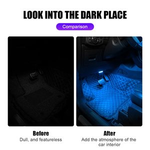 Magnetic <b>Wireless</b> Touch Light Car LED Interior Light USB Rechargeable Ceiling Reading Light for Door Foot Trunk Storage Box - Product Image 5