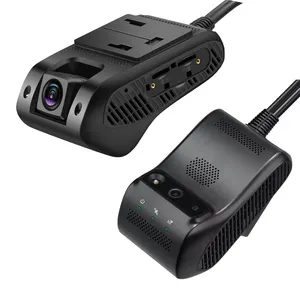 JC261P זרם חי וידאו מקליט רכב מצלמה 4G GPS מעקב DVR עצור מנוע רכב מצלמת דש מצלמת דאש קדמי ואחורי 4K Wifi Gps