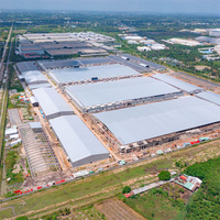 Edificios de Estructura de Acero Ligero de Venta Caliente al por Mayor de Fábrica, Tecnología de Soldadura, Construcción Rápida, Acero Prefabricado Económico