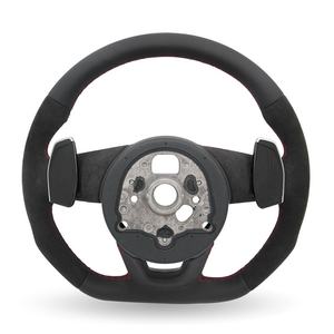 Volant en cuir Alcantara de qualité supérieure personnalisé pour <span class=keywords><strong>Audi</strong></span> A3 8v A4 B9 A6 C7 A7 C6 B8.5 Q7 S4 - Product Image 4