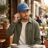 Gorras de Béisbol Bordadas con Logotipo de 6 Paneles, Diseño Personalizado de Fábrica al por Mayor, Gorras Deportivas para Papá