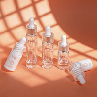 Flacons compte-gouttes en verre mat personnalisables avec logo, 5/10/15 ml, anti-fuite, pour sérum, pipette, cosmétiques, huile essentielle, conteneur pour huile capillaire, compte-gouttes pour les yeux