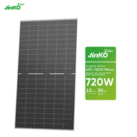 Paneles Solares Jinko Neo Tipo N 66HL5BDV de Media Celda 700w 705w 710w 715w 720w 735w Monocristalinos Bifaciales de Doble Vidrio