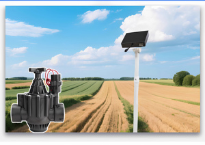Contrôleur d'irrigation sans fil DaringFish Garden avec électrovanne, alimentation solaire 4G, télécommande simple/double, <span class=keywords><strong>arrosage</strong></span> par impulsions - Product Image 5