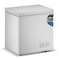 Meilleures ventes Mini congélateur coffre profond à porte solide unique de 60L avec dessus de stockage de glace