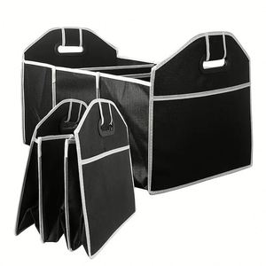 Organisateur de coffre de voiture pliable - Sac et boîte de rangement de grande capacité pour l'organisation automobile - Product Image 1