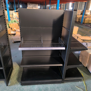 Shop Shelves Retail Store <strong>Metal</strong> <strong>Pegboard</strong> Shelf Supermarket Display Shelf General Store - Product Image 1
